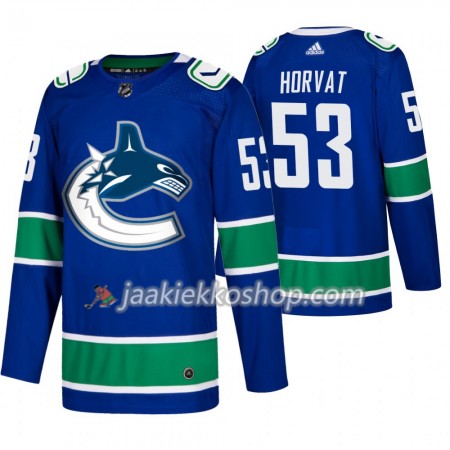 Miehille NHL Vancouver Canucks Pelipaita Bo Horvat 53 Adidas 2019-20 Sininen Authentic